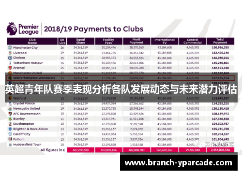 英超青年队赛季表现分析各队发展动态与未来潜力评估